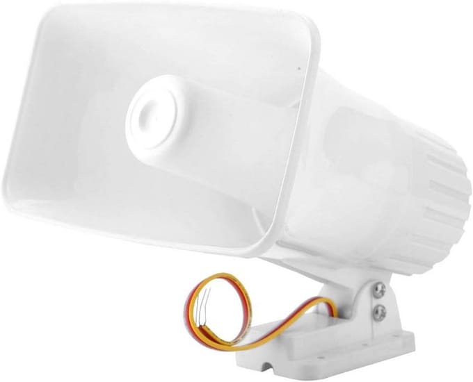 Extra Luide 150 dB Sirene - 12V Alarmhoorn voor Binnen en Buiten
