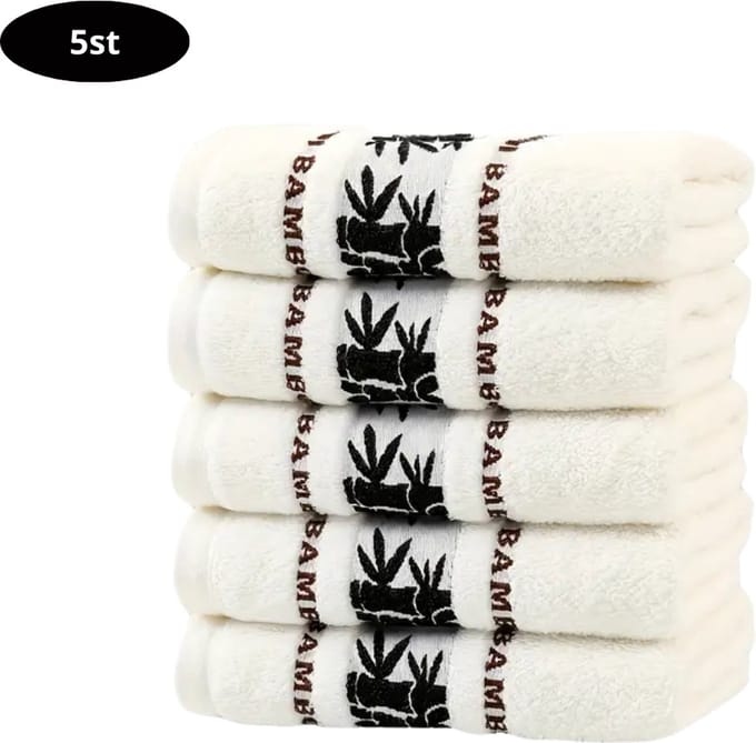 Nivard Handdoeken Set - Hotelkwaliteit - Handdoek - Towel - Wit - 5 Stuks