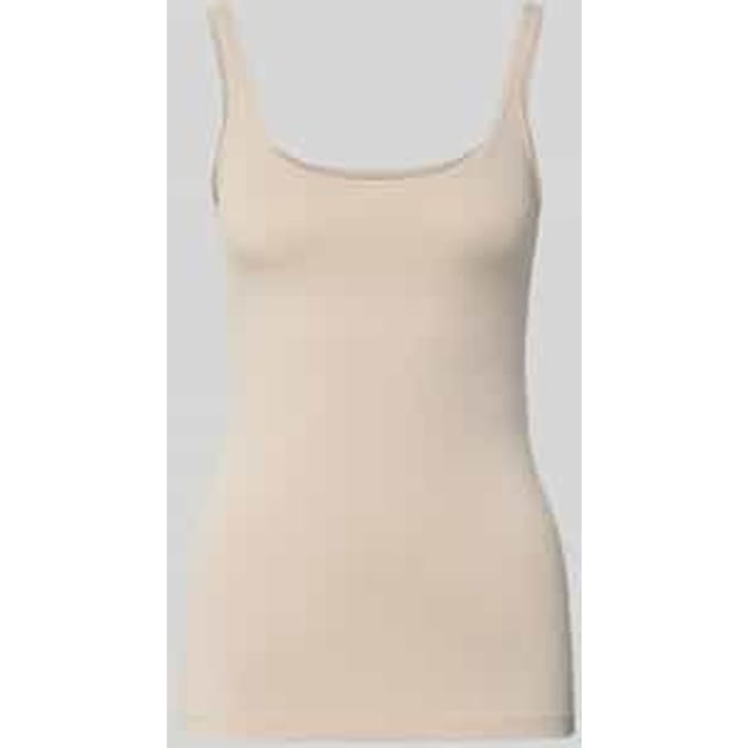 Slim fit tank top van katoenmix model 'Ina/Dailies'