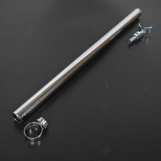Frame verstevigingsbeugel voor MBK 51 rond chroom bromfiets