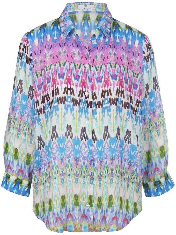 Blouse 3/4-mouwen Van Peter Hahn multicolour