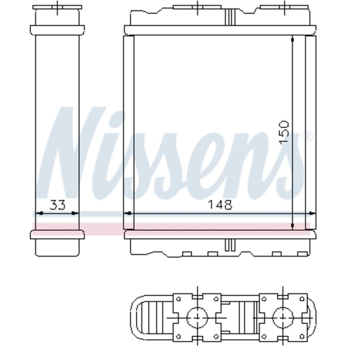 Waterverwarmer NISSENS 72659