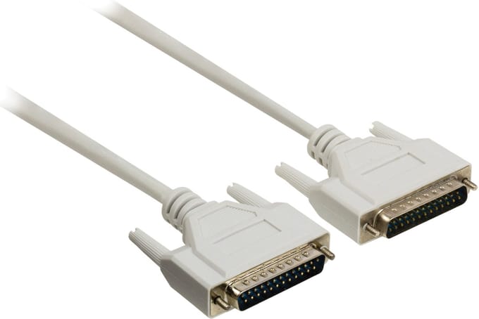 Valueline 25p SUB-D (m) - 25p SUB-D (m) kabel / gegoten connectoren - 1,8 meter