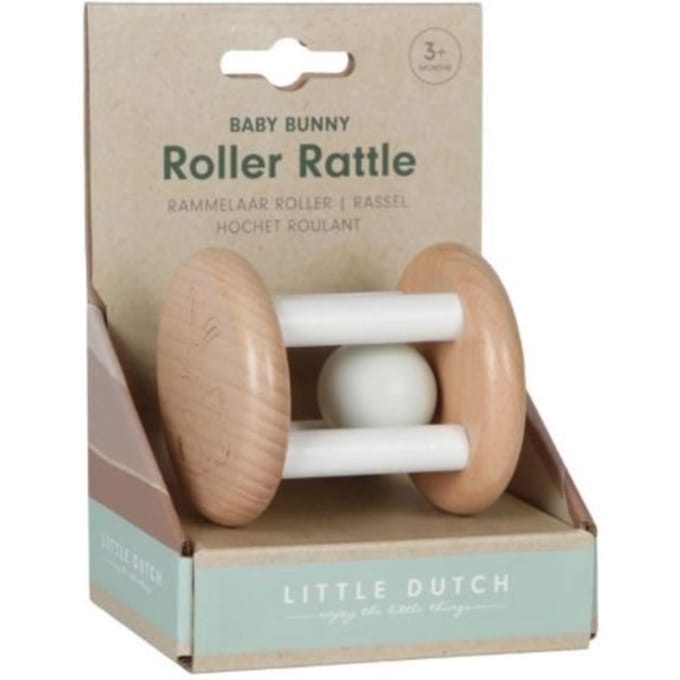 Little Dutch - Rollende Rammelaar FSC - Baby Bunny