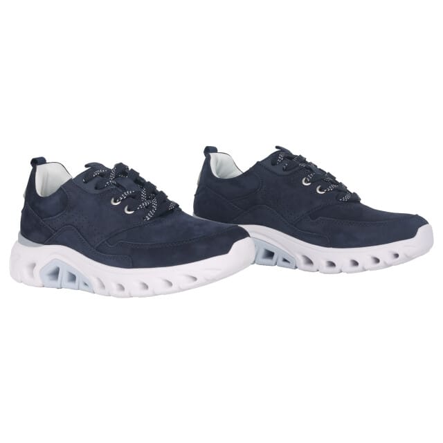 Gabor rollingsoft sensitive 26.935.36 - dames rollende wandelsneaker - Blauw - maat 37.5 (EU) 4.5 (UK)