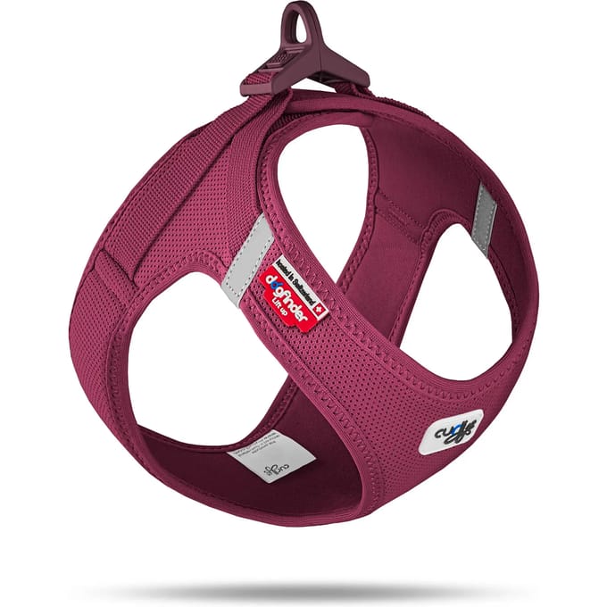 CURLI VEST HARNESS CLASP AIR-MESH RUBY 2XS