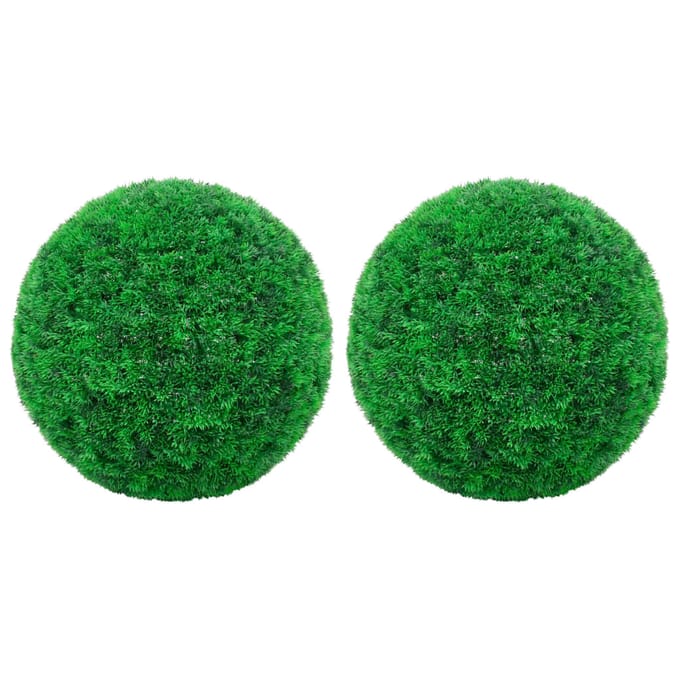 vidaXL - Kunstbuxusbollen - 2 - st - 35 - cm