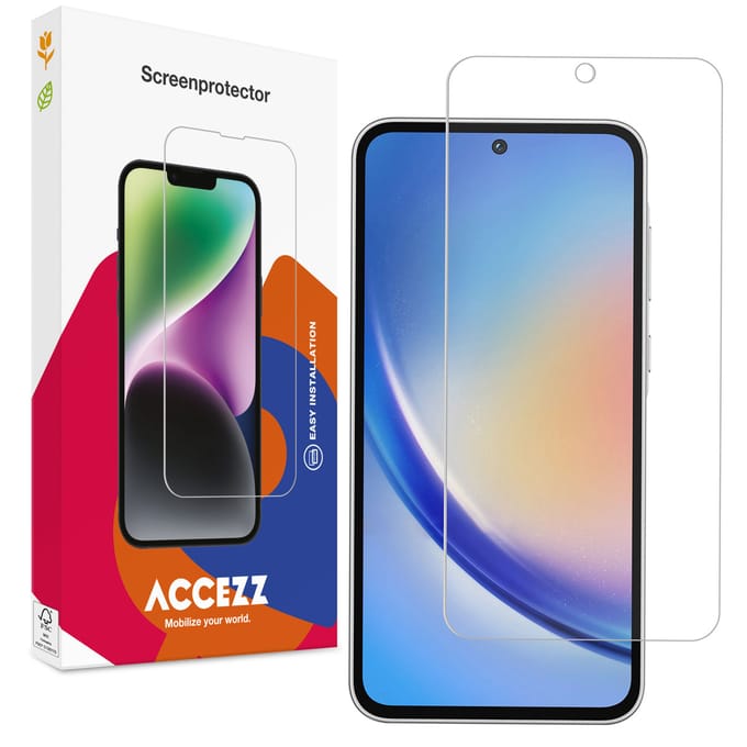 Accezz Screen Protector - Geschikt voor Samsung Galaxy A35 / A55 (5G) - Gehard Glas Screenprotector