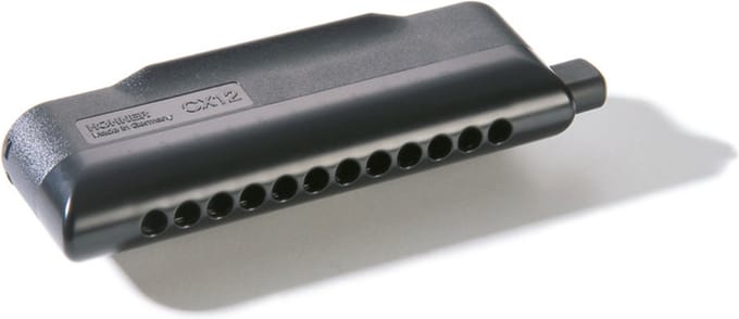 Hohner CX 12 Black Bb-Major 48 Tones - Chromatische mondharmonica