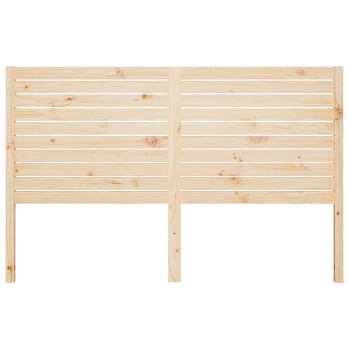 vidaXL - Hoofdbord - 141x4x100 - cm - massief - grenenhout