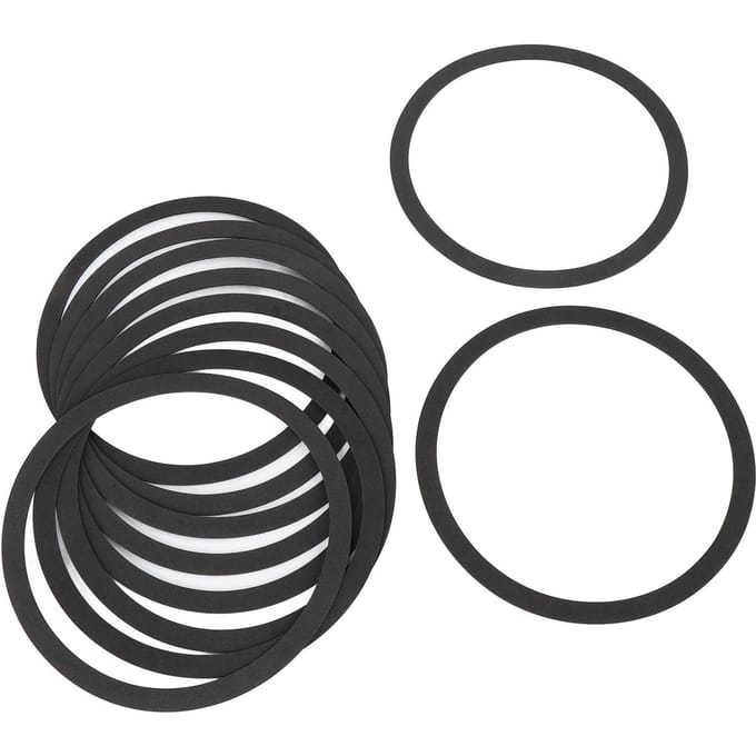 10 stuks EVA luidsprekerafdichtingsringen 210mm OD 184mm ID 10mm breedte 2mm dikte woofer luidspreker schuim black