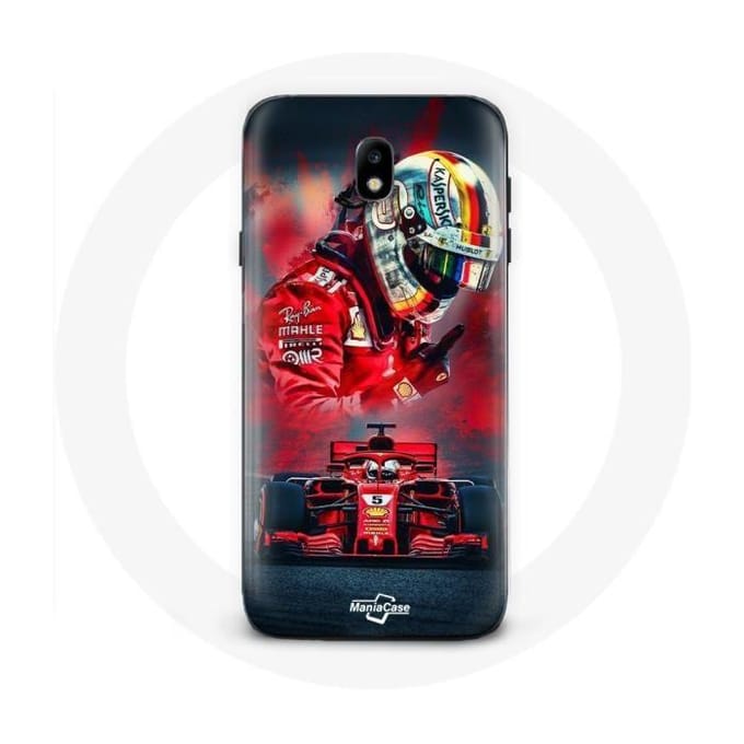 Coque - Formule 1 - Samsung Galaxy J3 2017 - Rouge - Souple - Sportif rouge