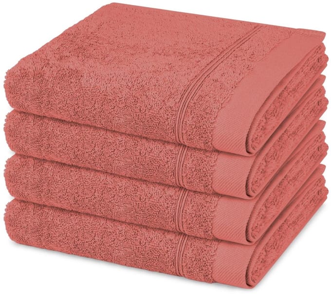 Ross Sonstiges 4 X handdoek - in set 4 pack Rubin