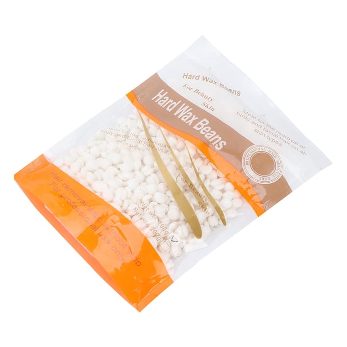 100g Melkwitte Ontharingswaxboon Lichaam Fijn Haarverwijdering Sterke Hechting Waxboon beige