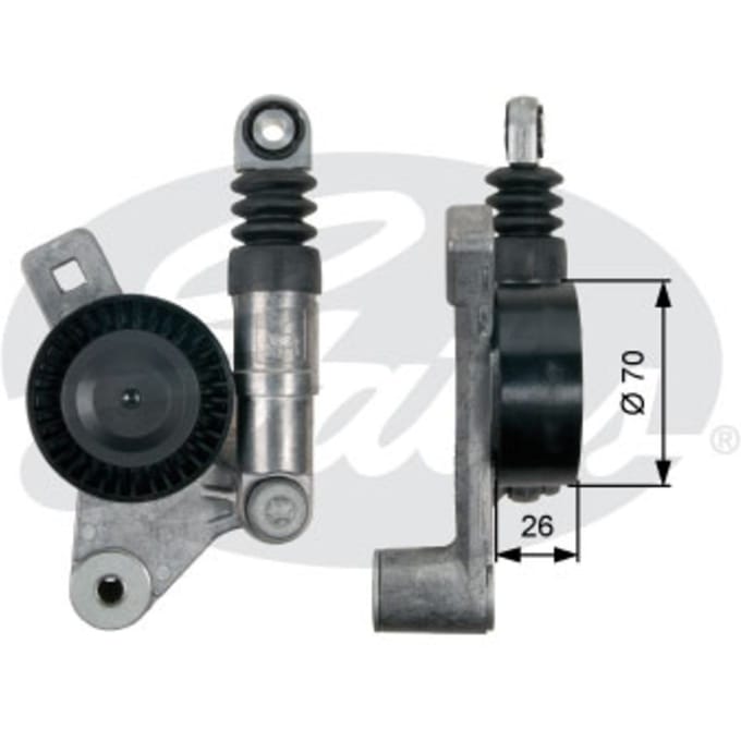 Spanpoelie, V-riem DriveAlign GATES T39132