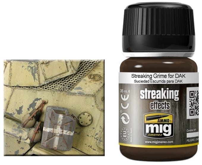 AMMO by Mig Jimenez Modelbouwdecoratie - MIG 1201 Streaking Grime For Dak Effecten potje
