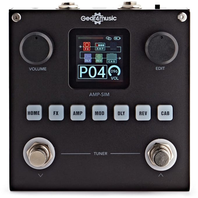 Guitar Multi Effects & Amp Simulator Pedal by Gear4music