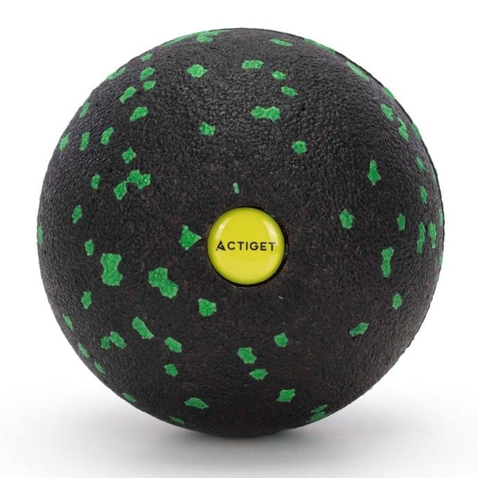 Actiget® Massage Bal | Triggerpoint Bal | Lacrosse Bal | Massage | Groen/Zwart | 8 cm