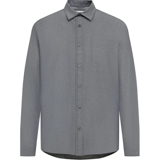 Shirt met lange mouwen KnowledgeCotton Apparel Dune