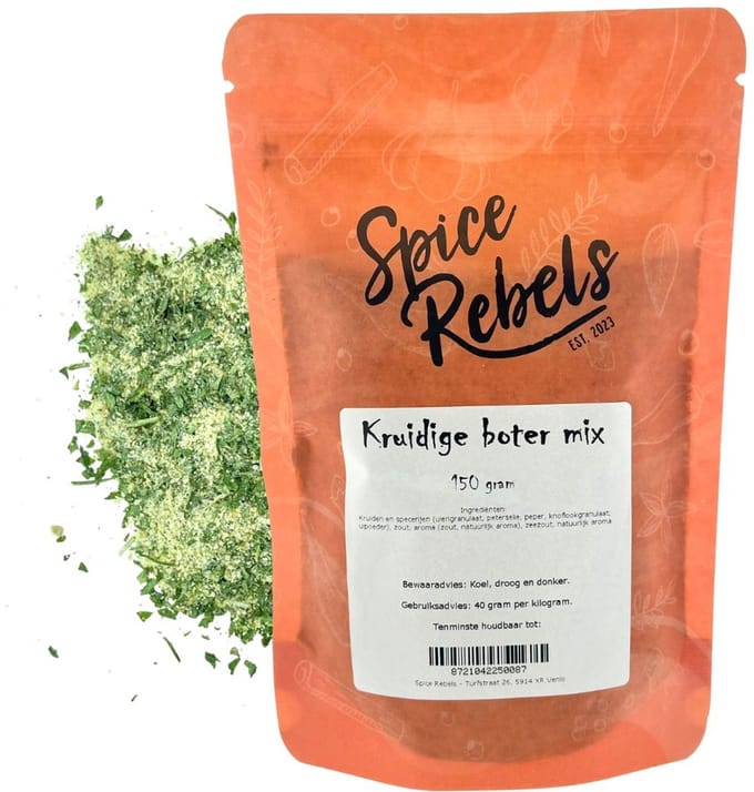 Spice Rebels - Kruidige boter mix - zak 150 gram - kruidenboter kruiden