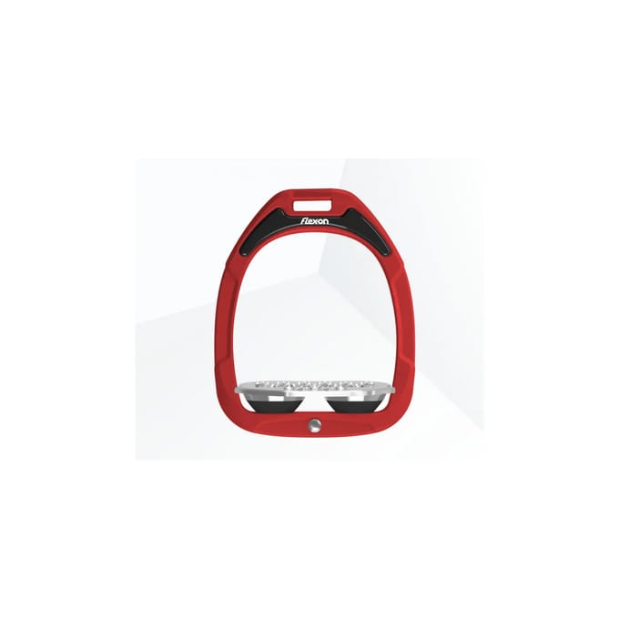 Endurance stijgbeugels Rood/Grijs/Wit Flex-On Green Composite