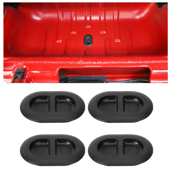 Waterdichte Rubberen Stopjes voor Auto Chassis Accessoires Geschikt voor Jeep Wrangler JK 2007-2017 black
