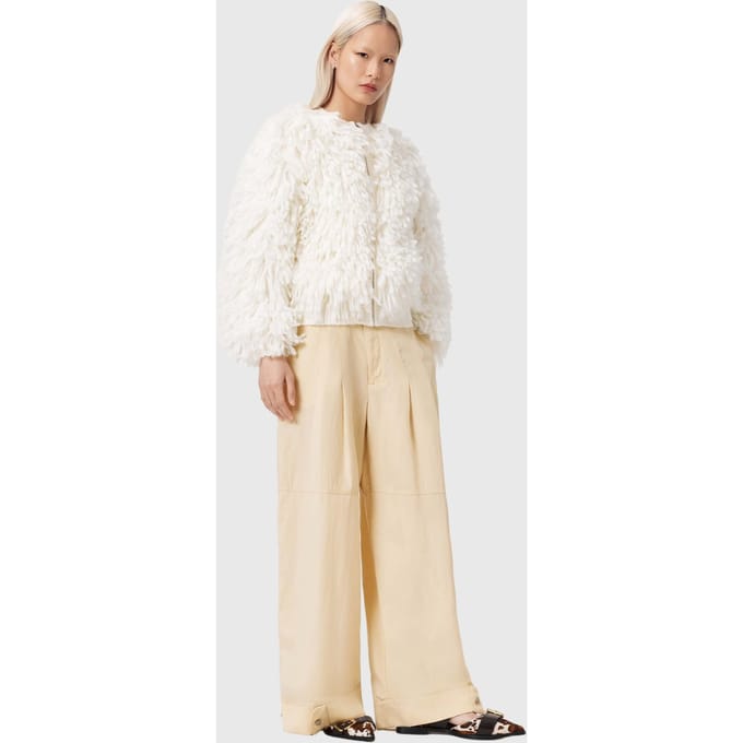 AllSaints Sherell Trouser Ecru White Taglia: 12 | Pantaloni Outlet | Donna | Marrone