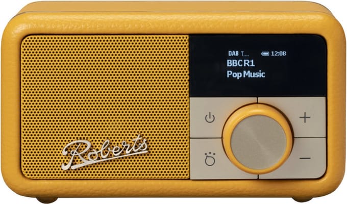 DAB+ radio ROBERTS Revival Petite 2 sunburst yellow