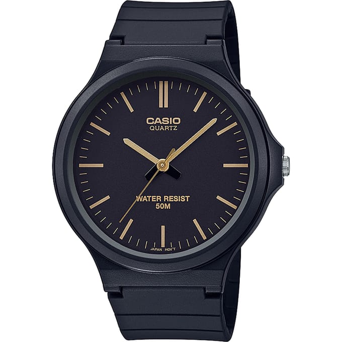 CASIO - MW-240-1E2VEF - Casio Collection - horloge - Mannen - Zwart - Kunststof Ã˜ 43 mm