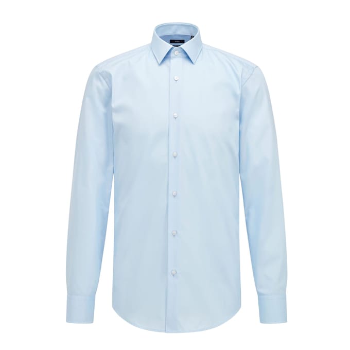 Boss Heren Eliott Regular Shirt (Blauw)