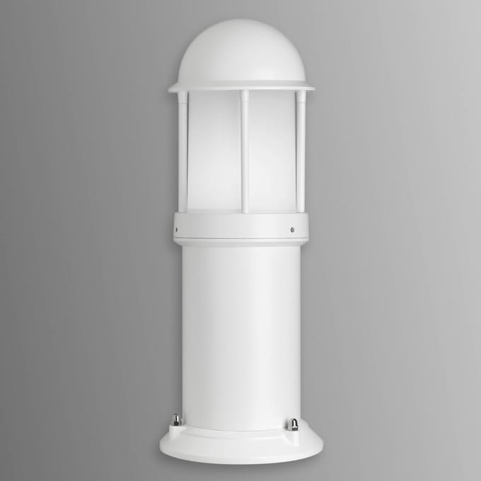 LCD Sokkellamp Marco van aluminium, wit