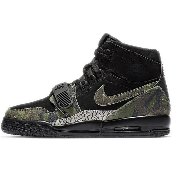 Air Jordan Legacy 312 'Black Camo Green' GS AT4040-003 38