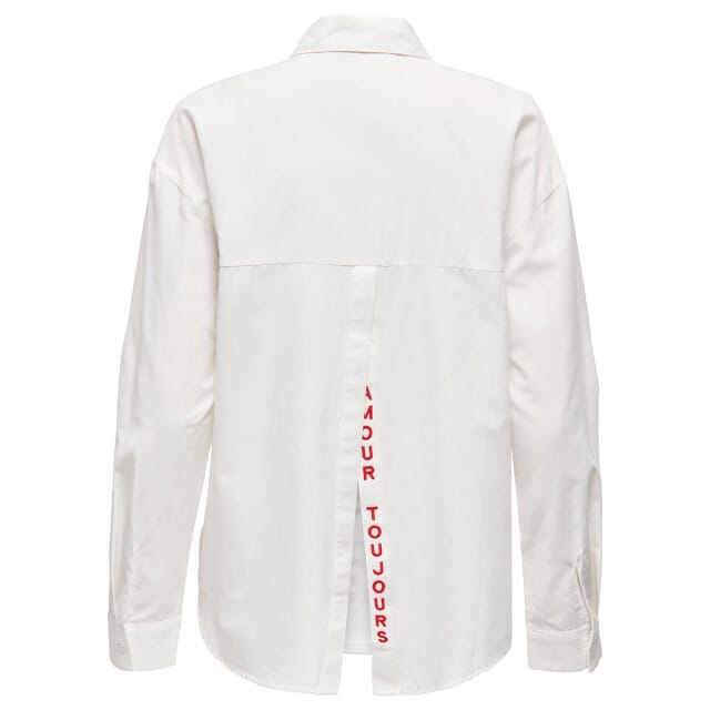 ONLY - ONLRIA L/S OPEN NOTE SHIRT WVN CS - Meisjes - Blouses