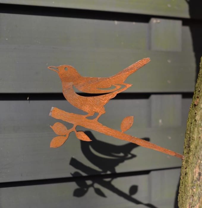 Birdwise metalen Merel