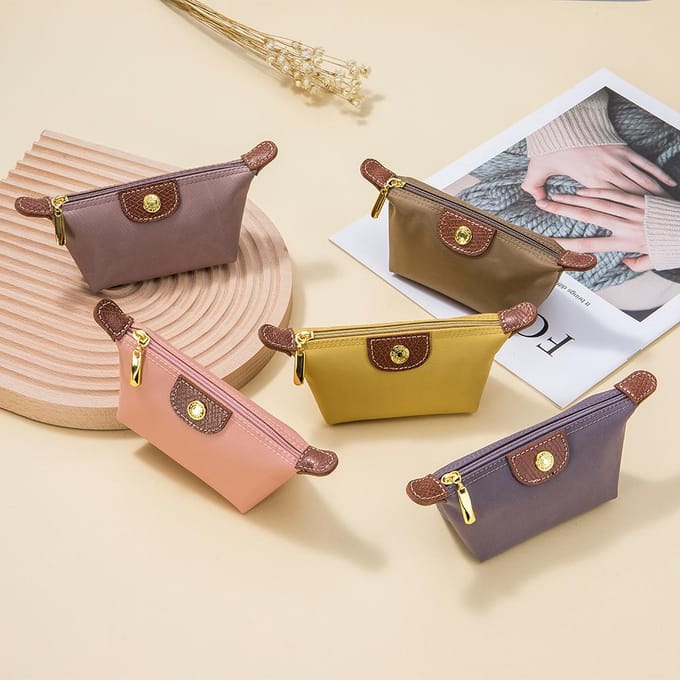 Mini Exquise Zero Portemonnee Lichtgewicht en Modieuze Dumplingtas Draagbare Lippenstift Oortelefoon Opbergtas Dames Muntzakje geel