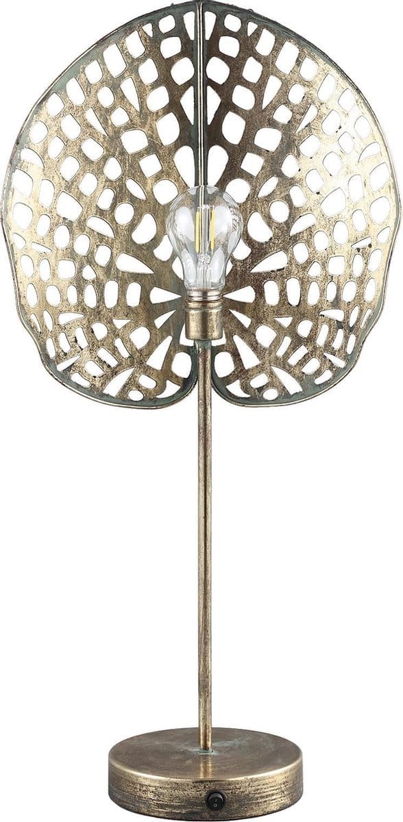PTMD Selina Tafellamp LED - 30 x 15 x 61 cm - Metaal - Goud
