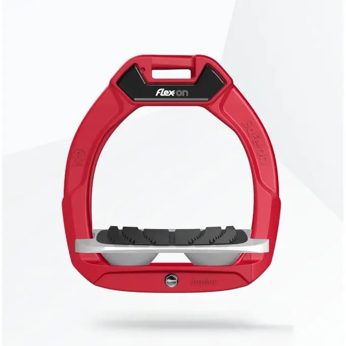 Veiligheidsstrijkers voor rijden Hellend Grip Rood/Grijs/Grijs kind Flex-On Safe-On