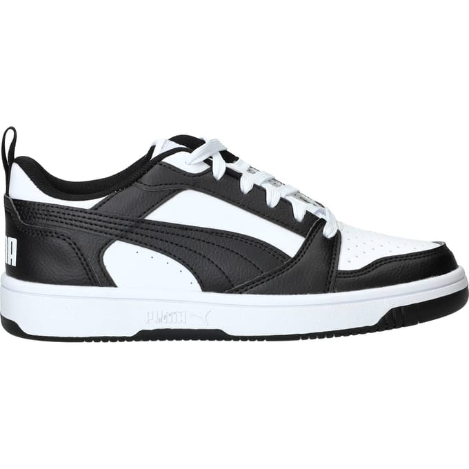 PUMA Puma Rebound V6 Lo Jr Unisex Sneakers - PUMA White-PUMA Black