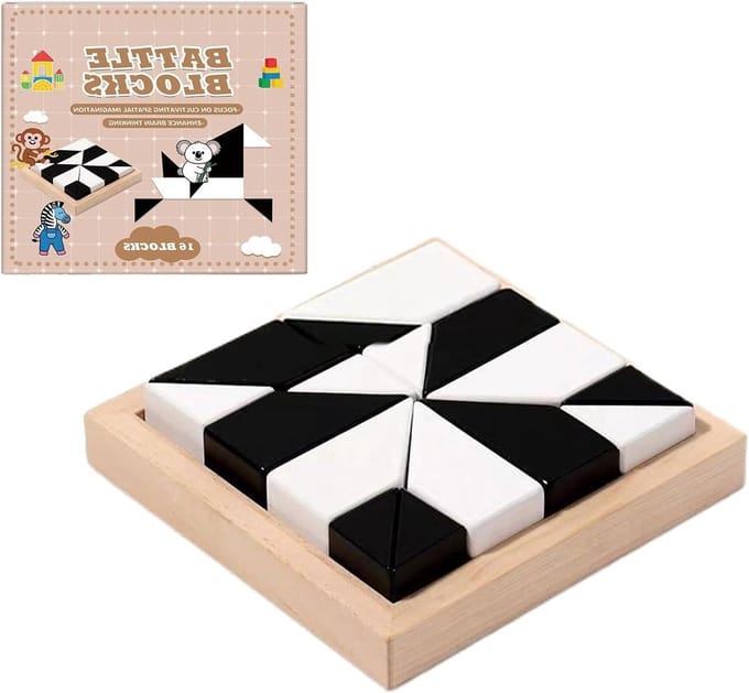 Kubus Puzzel - Vormen spel - Logica oefenen - Met opbergbak - 116 cm - Multicolor