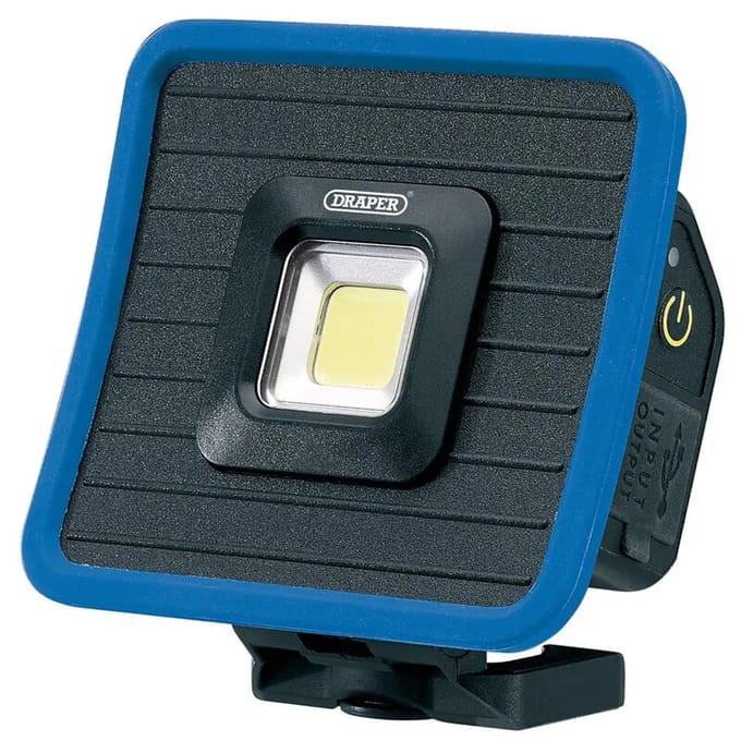 Mini LED COB-projector oplaadbaar en powerbank Draper
