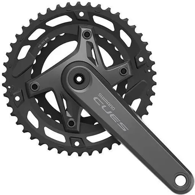 Shimano Cues U6000-2 Crankstel Zilver 170 mm / 46/30t
