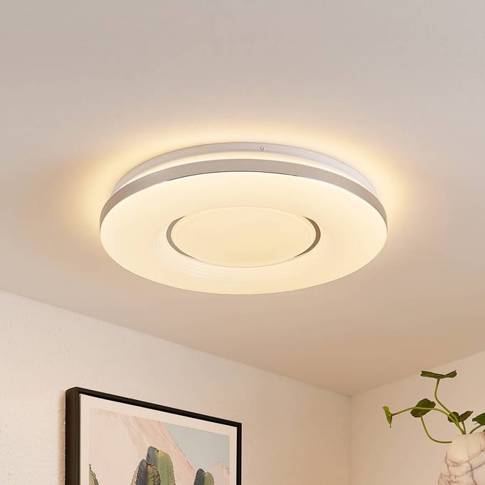 Lindby LED plafondlamp Robini, Ø 48 cm, CCT, dimbaar