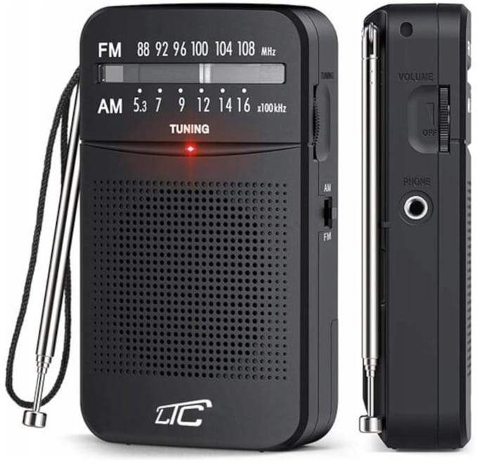 LTC LXLTC2029C - Radio - draagbare zakradio - AM/FM/AUX