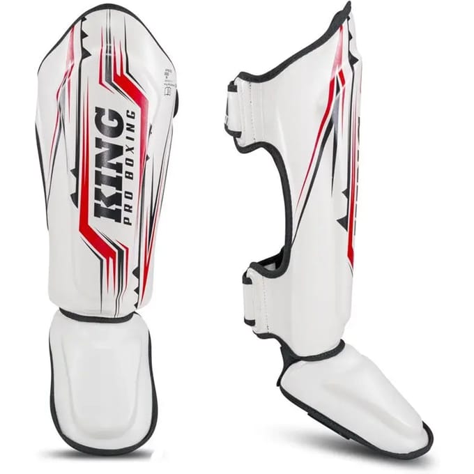 King Pro Boxing Scheenbeschermers KPB/SG Spartan 2 Wit - S