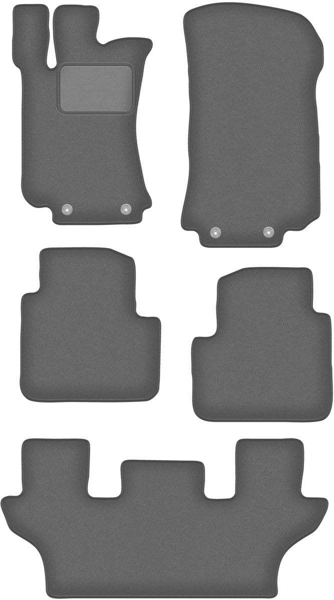 Grafiet automatten voor: Mercedes R251 / V251 7-zitter (2005-2013)