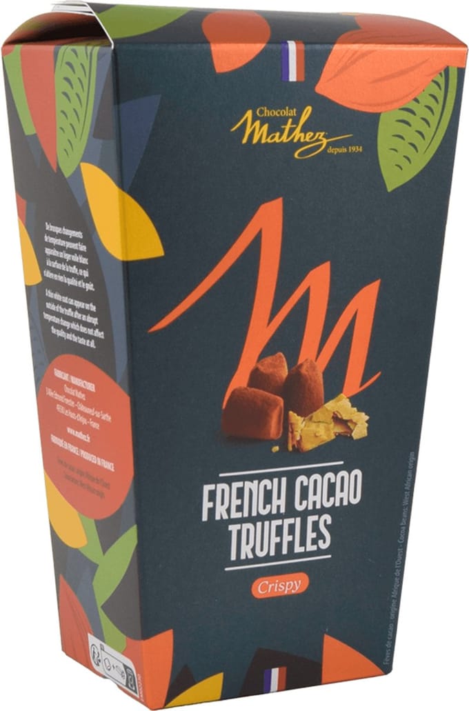 Mathez French Cacao Crispy Truffles - Truffel Chocolade