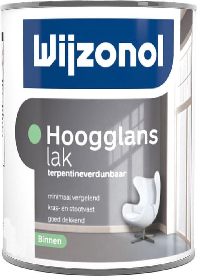 Wijzonol Hoogglanslak Terpentine 0,5 liter - Kleur