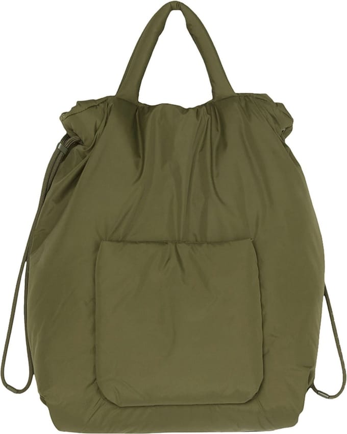 Marc O'Polo Schoudertas Kaija Shopper Wild Olive Olijfgroen