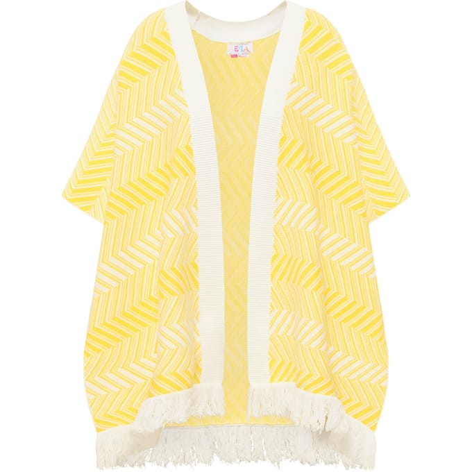 IZIA gebreide poncho mahisha