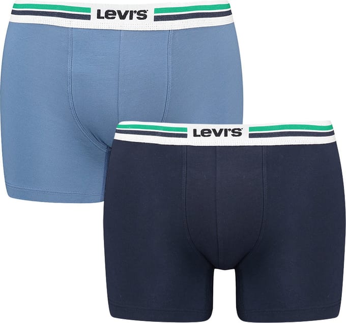 Levi's - Placed Sportswear Logo Boxer 2-pack - 701222843 - 002 Blue